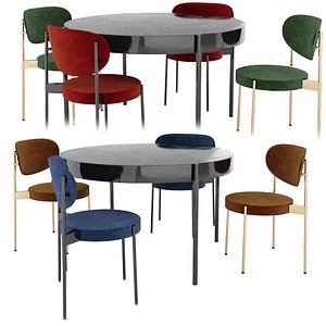 verpan series 430 table chair model