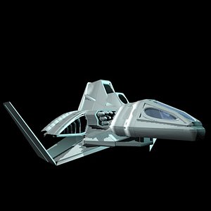3d spacecraft spaceship space