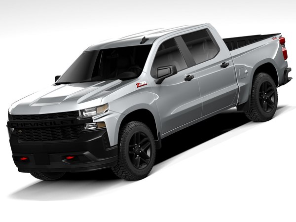 modelo 3d Chevrolet Silverado Custom Trail Boss 2019 TurboSquid