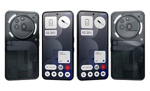 3D Nothing Phone 3a Pro Black