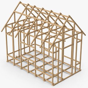 Wooden House Frame