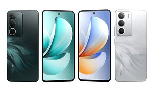3D Realme C71 Forest Owl And White Swan