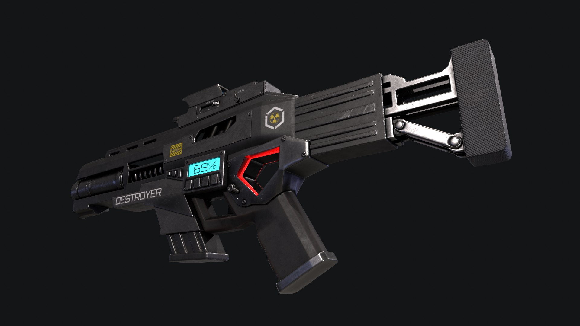 3D SciFi Rifle Model - TurboSquid 1880990