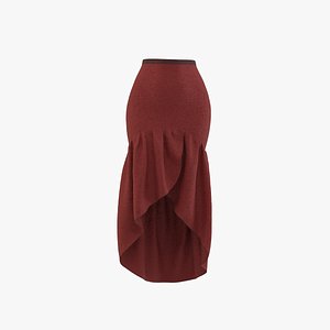 Woman Skirt Red