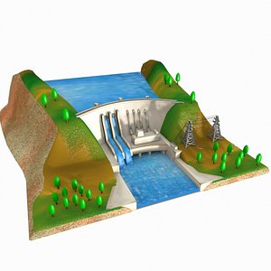 Cartoon Dam