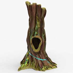 3D Fantasy Tree Trunk