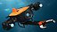 Drone submarino profesional Titan aparejado