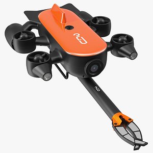 Titan Professional Underwater Drone Rigged