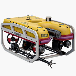 3D model Rigged ROV Remotely Operated Underwater Vehicle Sea Eye PBR