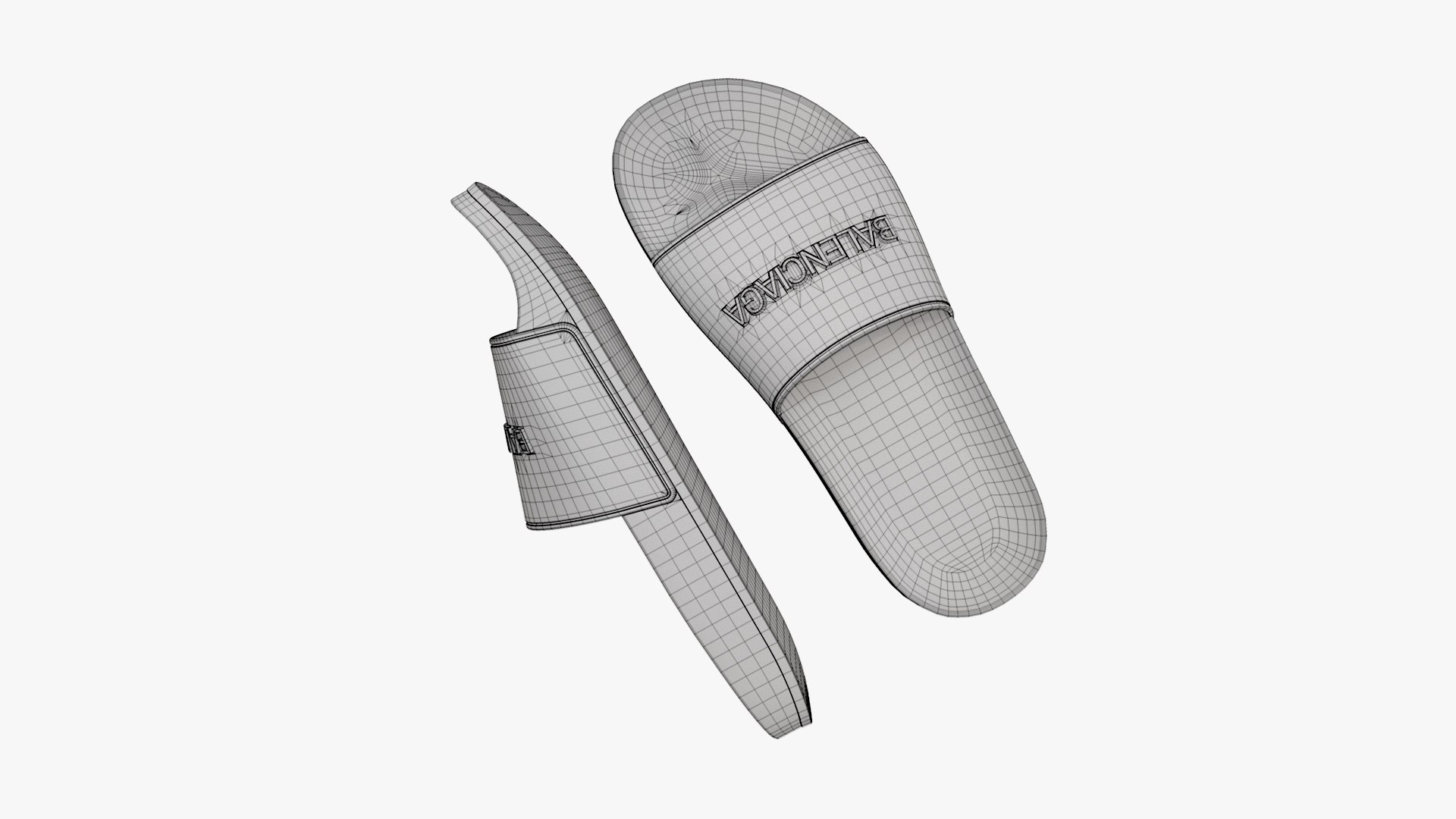 balenciaga slides green