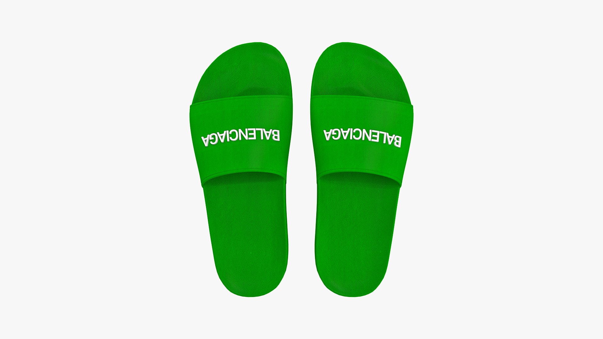balenciaga green sandals