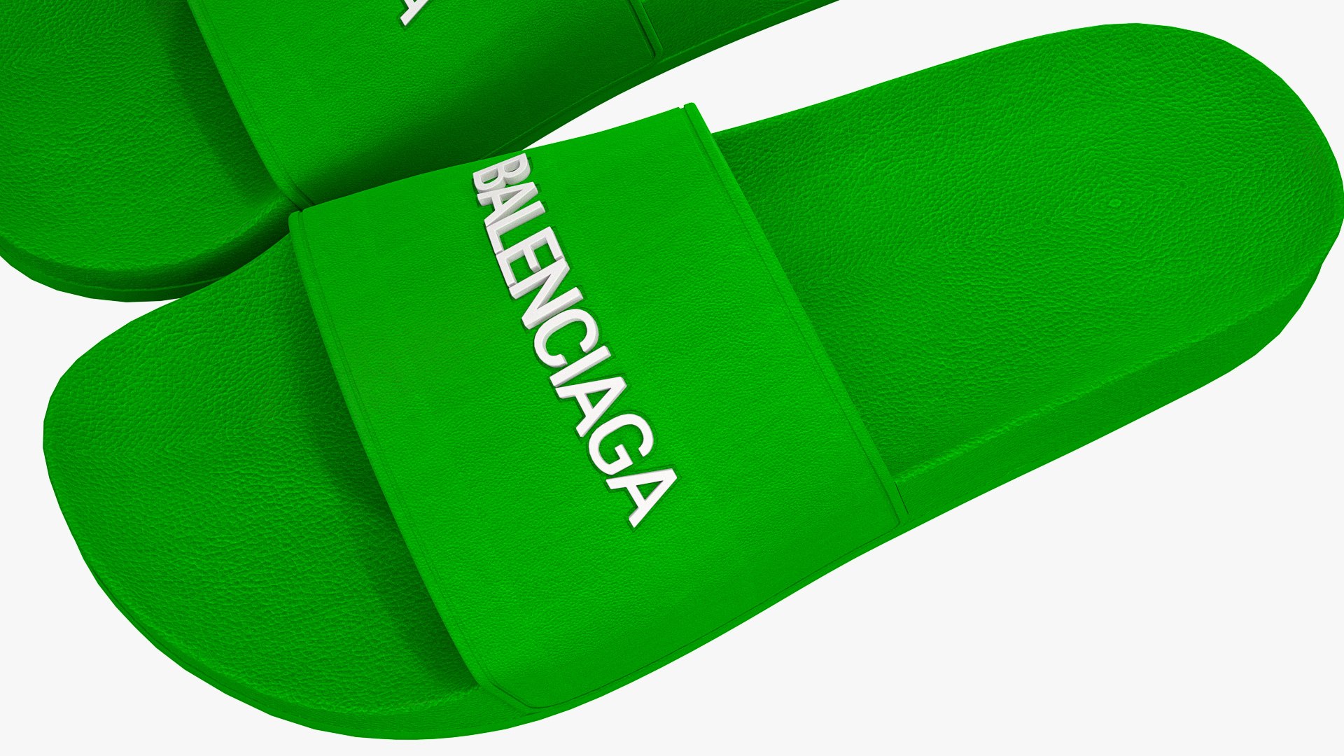 balenciaga green sandals