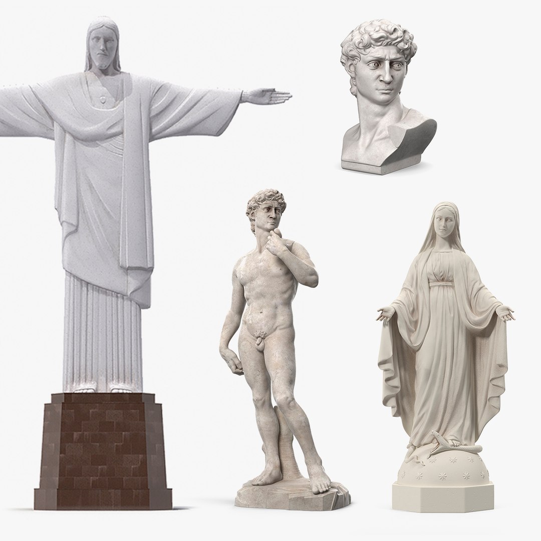 Stone Statues Collection 3