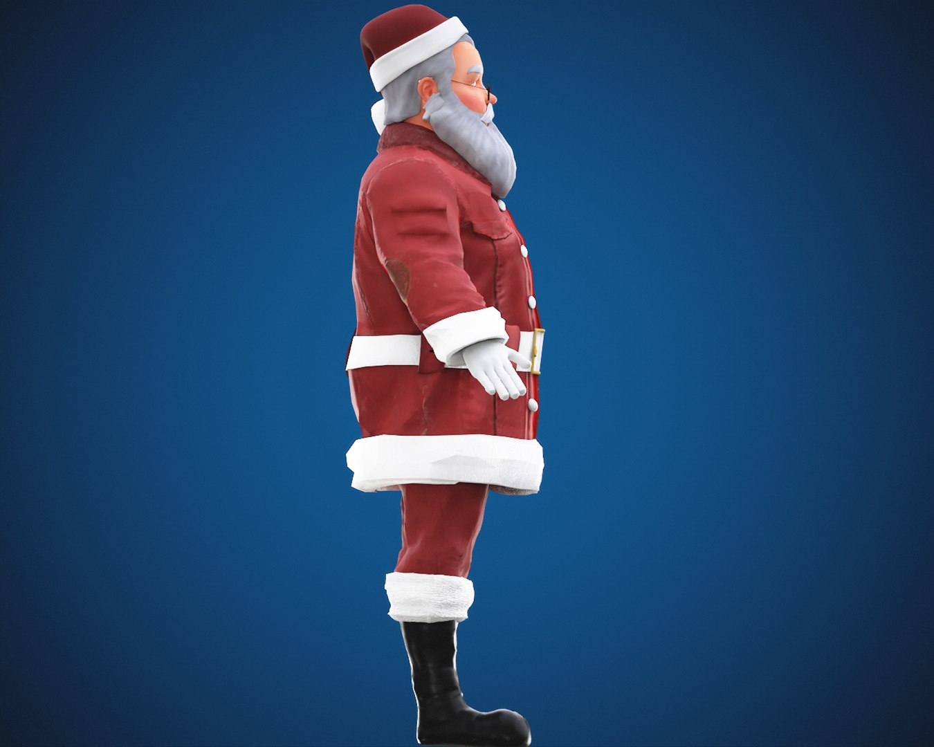 Santa Claus Rigged Model Turbosquid 2003476