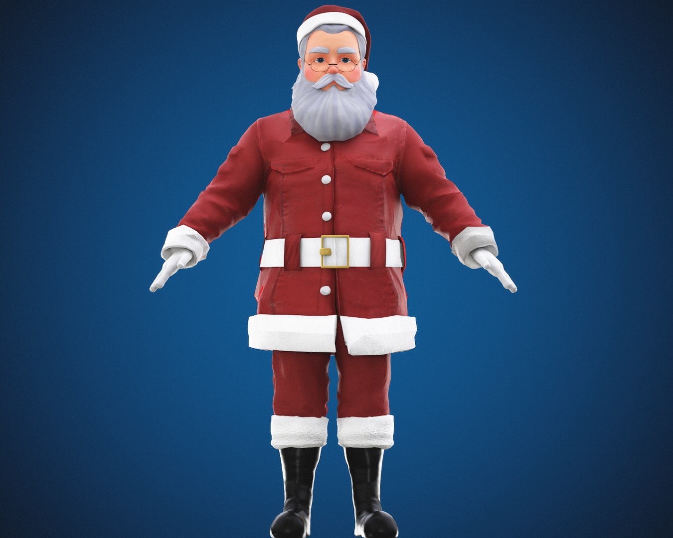 Santa Claus Rigged Model - TurboSquid 2003476