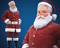 Santa Claus rigged