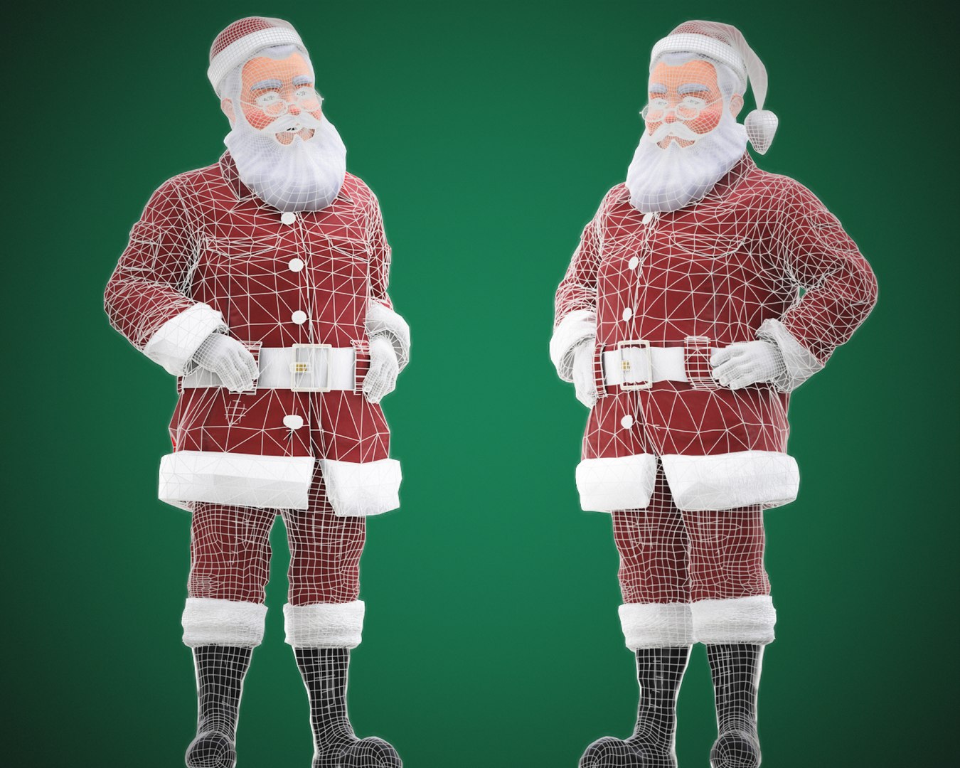 Santa Claus Rigged Model - TurboSquid 2003476