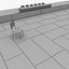 Judo tatami sport arena low poly