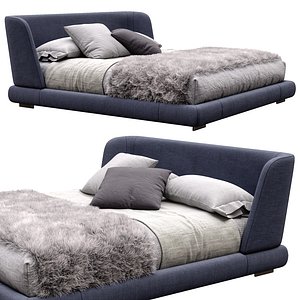 reeves bed minotti 3D model