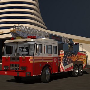 LADDER FiRE TRUCK 10