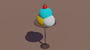 Ice-cream in a glass