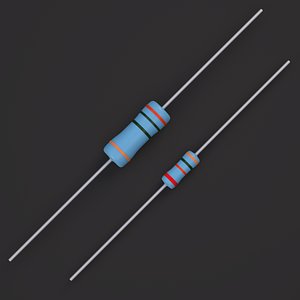 3d x metal film resistors