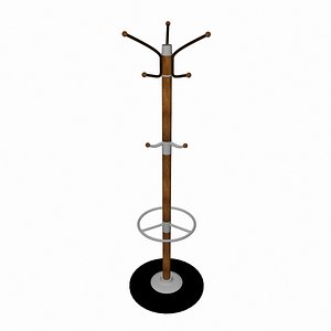 3d model coat rack1