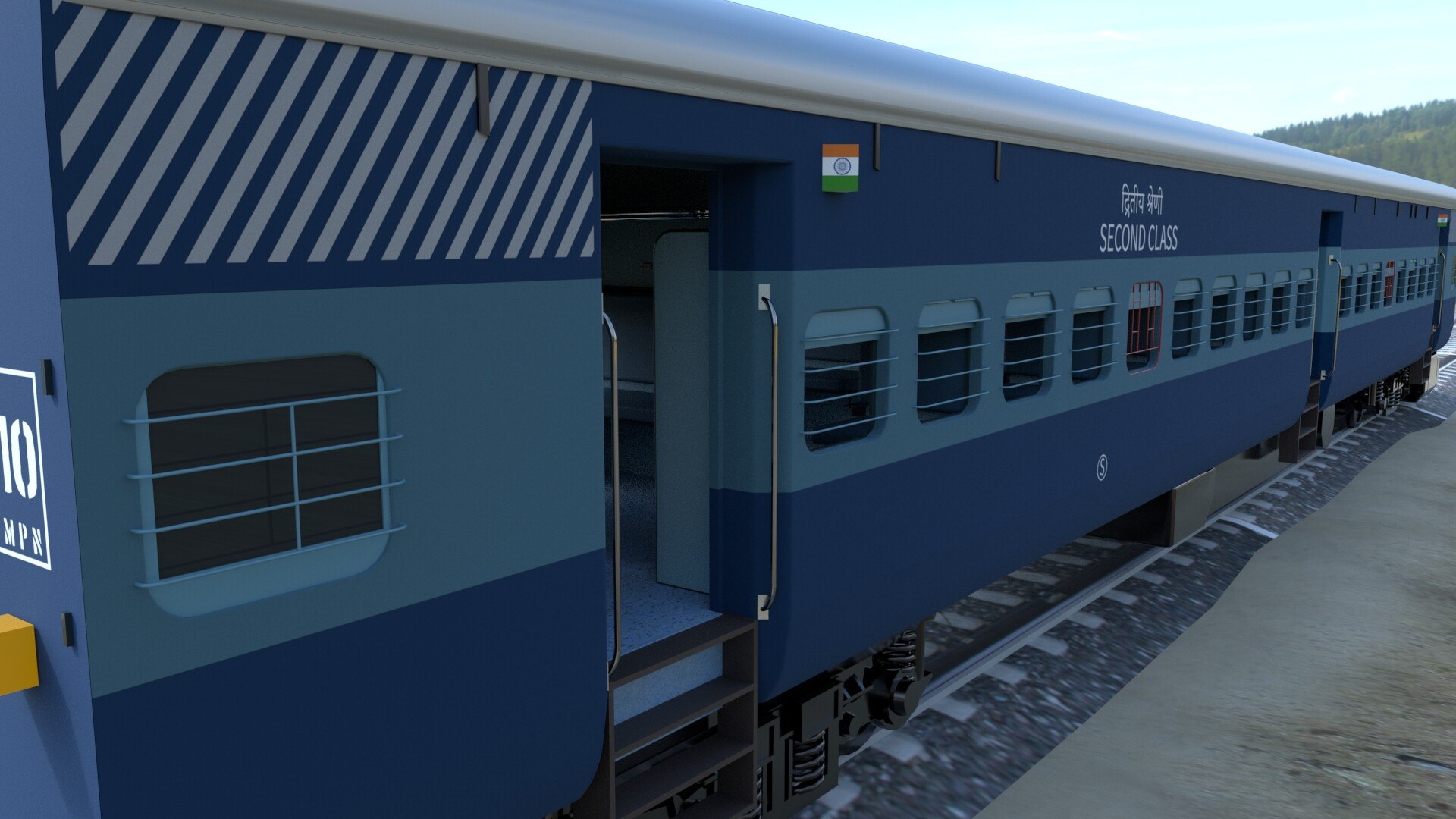 3D Railways India Indian TurboSquid 1516365