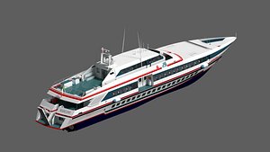 3D ferries interior model