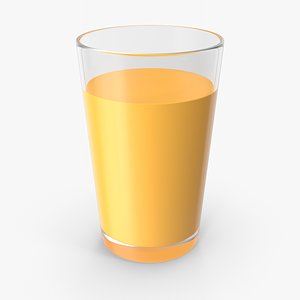 3D Orange Juice model