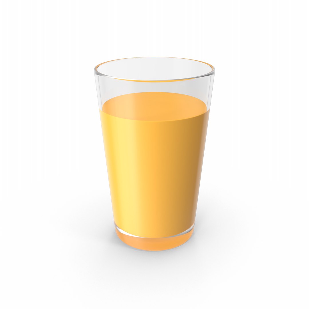 3D Orange Juice model - TurboSquid 1845486