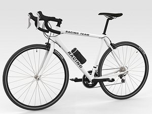 3D Racing Bicycle - Grey