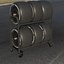 2 Floor Tyre Trolley With Tyre