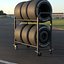 2 Floor Tyre Trolley With Tyre