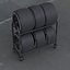 2 Floor Tyre Trolley With Tyre