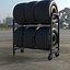 2 Floor Tyre Trolley With Tyre