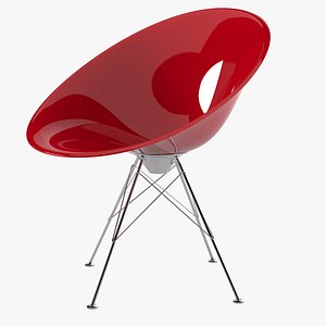 3d kartell eros chair philippe