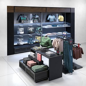 Clothes shop athletic wear 02