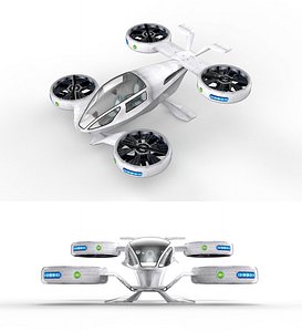 drone - taxi 3D model