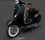 Scooter Vespa Standard Classic - Modelo 3D de alta resolución
