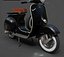 Scooter Vespa Standard Classic - Modelo 3D de alta resolución