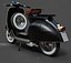 Scooter Vespa Standard Classic - Modelo 3D de alta resolución