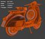 Scooter Vespa Standard Classic - Modelo 3D de alta resolución