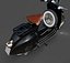 Scooter Vespa Standard Classic - Modelo 3D de alta resolución