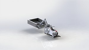 3D model grua para motos