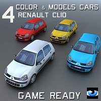 4 Color & Models Cars Clio