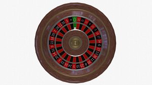 Roulette Wheel 3D model