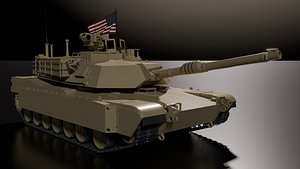 3D M1A2 Abrams SEPV3 model