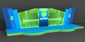stage decoration 3D model
