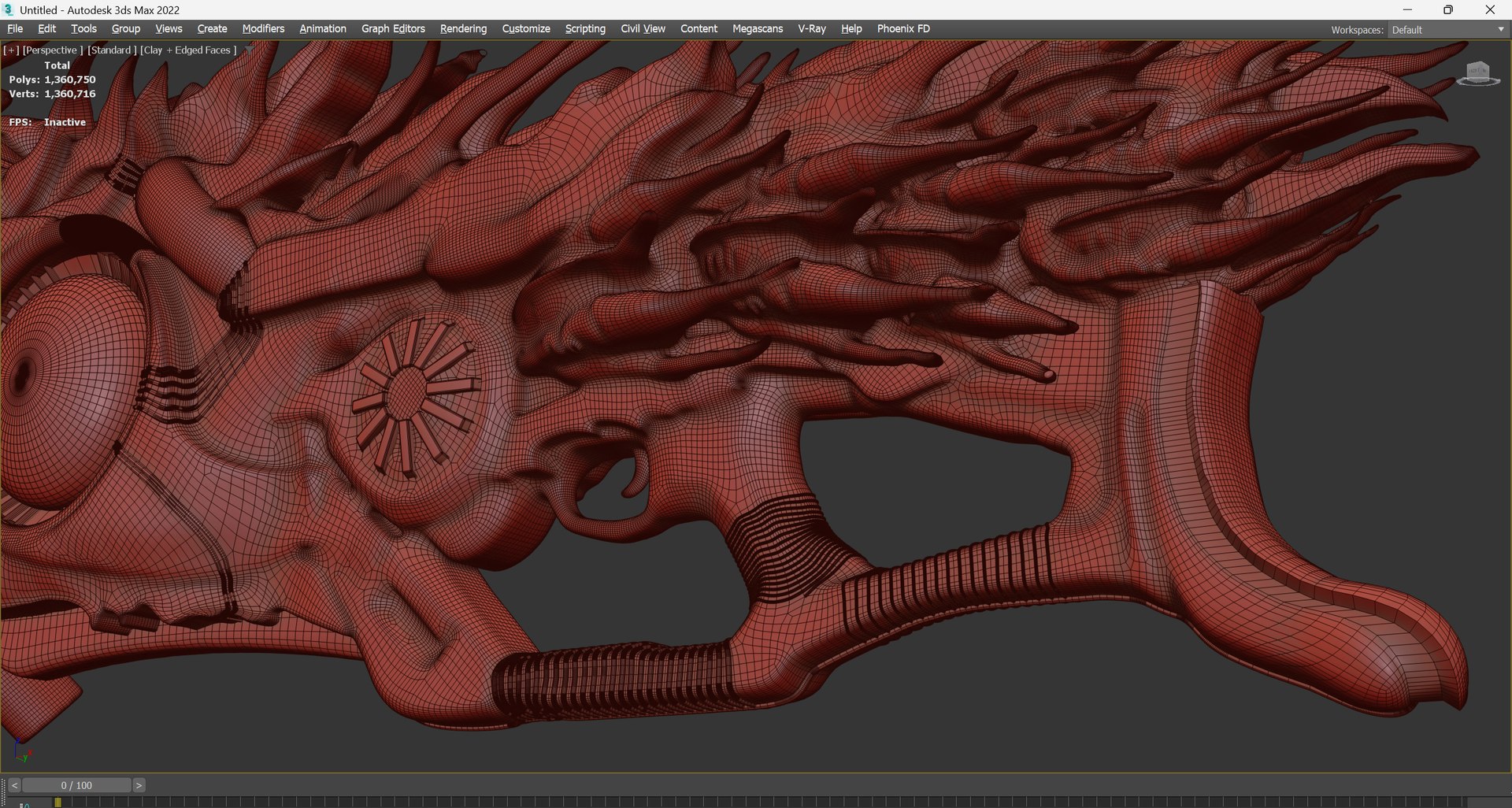 3D Alien Blaster Weapon Model - TurboSquid 2321108